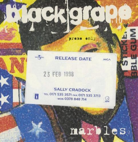 Black Grape Marbles CD single (CD5 / 5") UK BGRC5MA105338