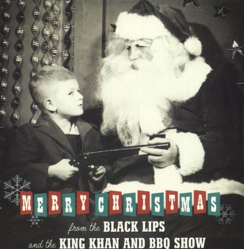 Black Lips Merry Christmas - Green Vinyl 7" vinyl single (7 inch record / 45) US ZLD07ME716357