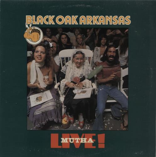 Black Oak Arkansas Live! Mutha vinyl LP album (LP record) US BOKLPLI650499