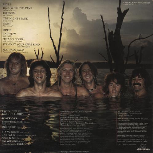 Black Oak Arkansas Race With The Devil vinyl LP album (LP record) UK BOKLPRA668947