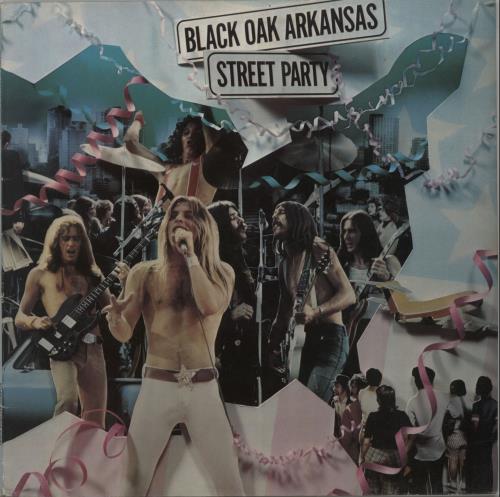Black Oak Arkansas Street Party vinyl LP album (LP record) UK BOKLPST144541