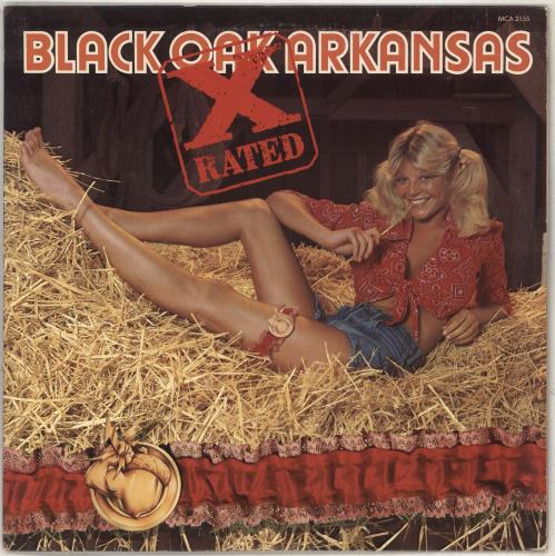 Black Oak Arkansas X-Rated vinyl LP album (LP record) US BOKLPXR711476