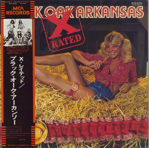 Black Oak Arkansas X-Rated vinyl LP album (LP record) Japanese BOKLPXR790522