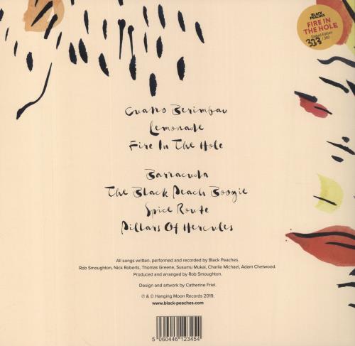 Black Peaches Fire In The Hole - Green Vinyl + 7" - Autographed vinyl LP album (LP record) UK 72ALPFI854062