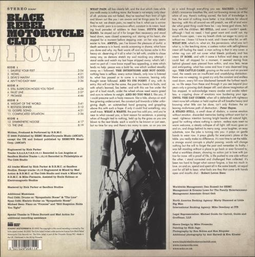 Black Rebel Motorcycle Club Howl 2-LP vinyl record set (Double LP Album) UK RBC2LHO332655