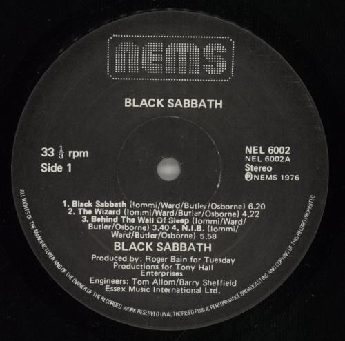Black Sabbath Black Sabbath - 1982 Issue vinyl LP album (LP record) UK BLKLPBL546790