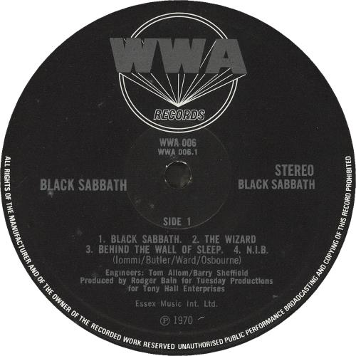 Black Sabbath Black Sabbath - 2nd vinyl LP album (LP record) UK BLKLPBL542889
