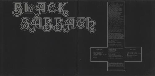 Black Sabbath Black Sabbath - 2nd vinyl LP album (LP record) UK BLKLPBL542889