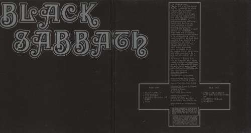 Black Sabbath Black Sabbath - 3rd vinyl LP album (LP record) UK BLKLPBL638198