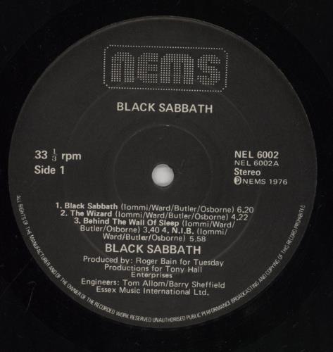 Black Sabbath Black Sabbath - EX vinyl LP album (LP record) Dutch BLKLPBL863314