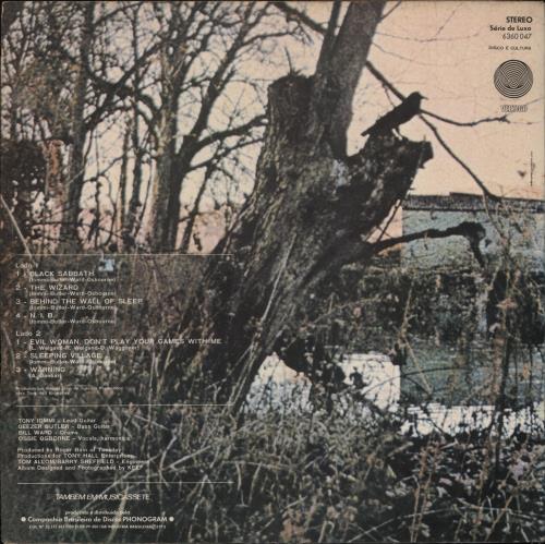 Black Sabbath Black Sabbath vinyl LP album (LP record) Brazilian BLKLPBL235217