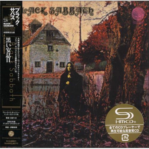 Black Sabbath Black Sabbath SHM CD Japanese BLKHMBL452101