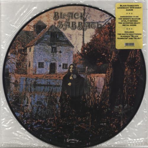 Black Sabbath Black Sabbath picture disc LP (vinyl picture disc album) Italian BLKPDBL858680
