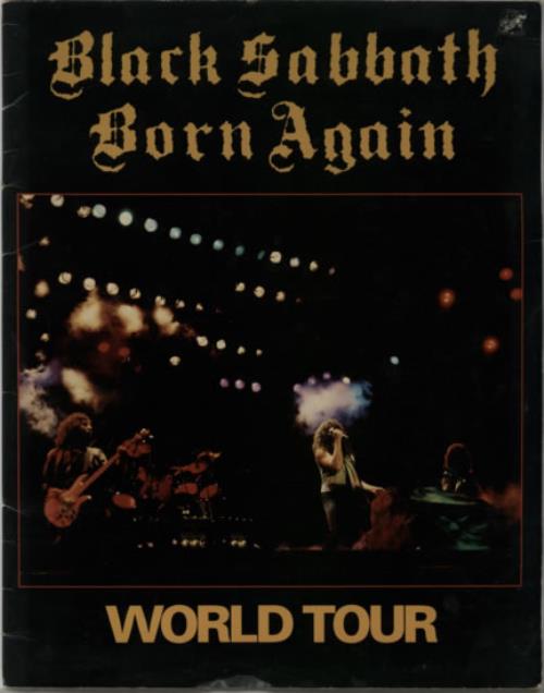 Black Sabbath Born Again World Tour tour programme UK BLKTRBO325660