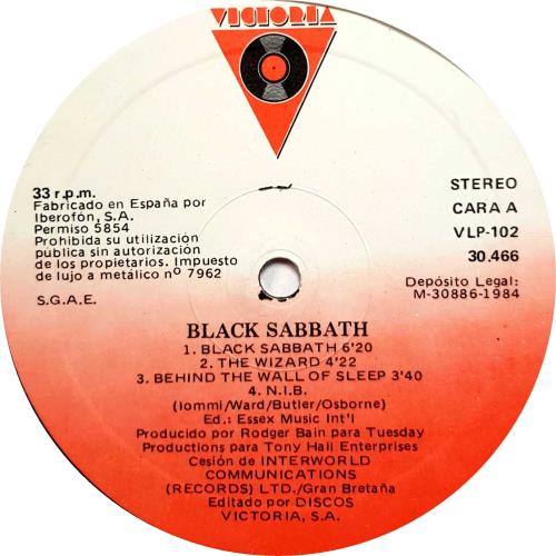Black Sabbath Collection Vol 1 - Lightning Artwork Vinyl Box Set Spanish BLKVXCO695671