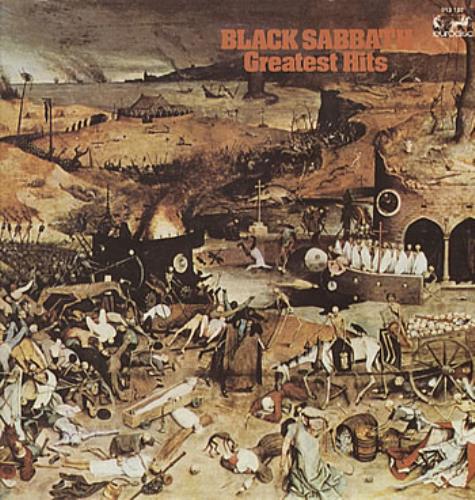 Black Sabbath Greatest Hits vinyl LP album (LP record) French BLKLPGR307579