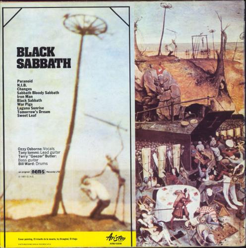 Black Sabbath Greatest Hits vinyl LP album (LP record) Spanish BLKLPGR822476