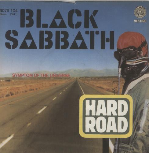 Black Sabbath Hard Road 7" vinyl single (7 inch record / 45) German BLK07HA212283