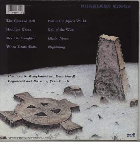 Black Sabbath Headless Cross vinyl LP album (LP record) Canadian BLKLPHE659914