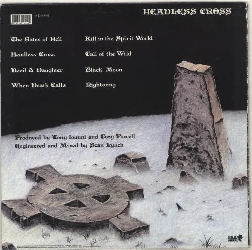 Black Sabbath Headless Cross vinyl LP album (LP record) Italian BLKLPHE726669