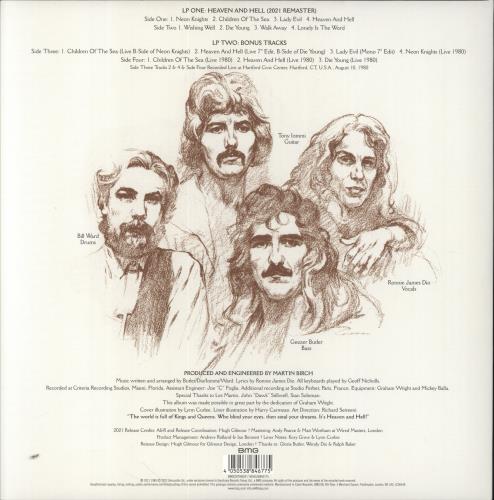 Black Sabbath Heaven And Hell - Remastered & Expanded Edition 2-LP vinyl record set (Double LP Album) UK BLK2LHE860918