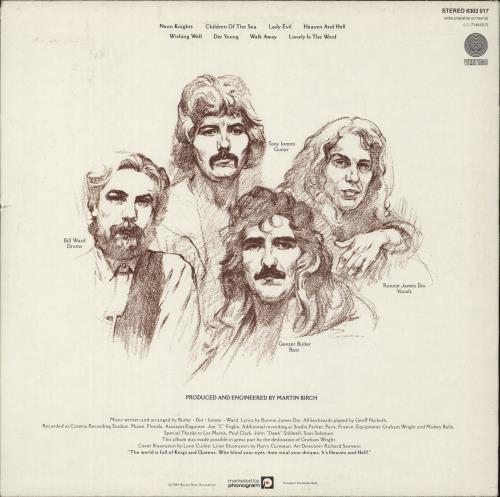 Black Sabbath Heaven And Hell vinyl LP album (LP record) Dutch BLKLPHE558543