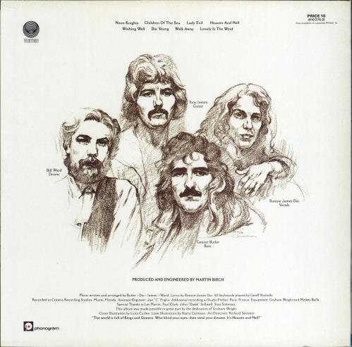 Black Sabbath Heaven And Hell vinyl LP album (LP record) UK BLKLPHE779188