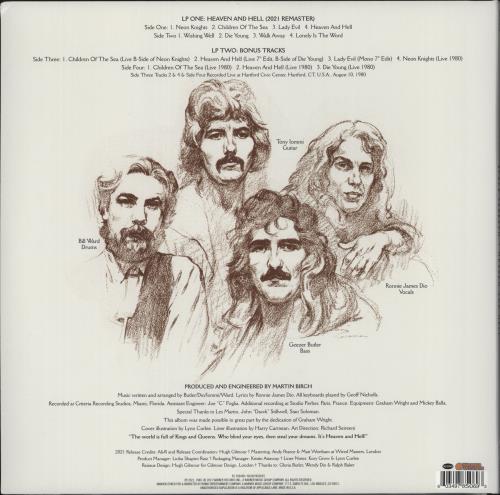 Black Sabbath Heaven And Hell 2-LP vinyl record set (Double LP Album) US BLK2LHE882764