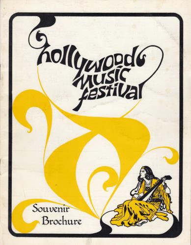 Black Sabbath Hollywood Music Festival + Ticket tour programme UK BLKTRHO694429