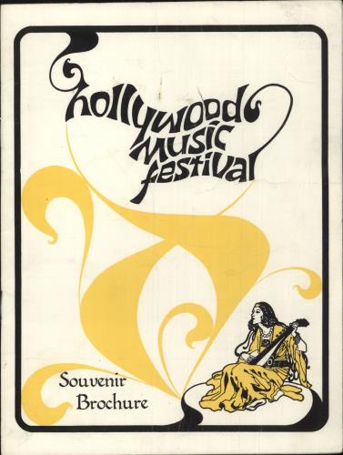 Black Sabbath Hollywood Music Festival tour programme UK BLKTRHO745222