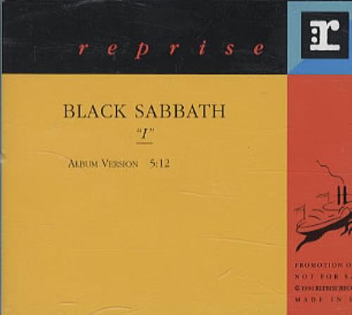 Black Sabbath I CD single (CD5 / 5") US BLKC5I46645
