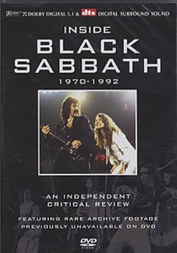Black Sabbath Inside Black Sabbath 1970- 1992 DVD UK BLKDDIN307561