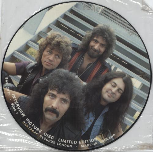 Black Sabbath Interview Picture Disc picture disc LP (vinyl picture disc album) UK BLKPDIN885043