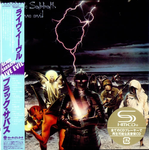 Black Sabbath Live Evil SHM CD Japanese BLKHMLI496435