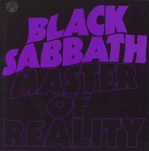Black Sabbath Master Of Reality + Poster - Misprint vinyl LP album (LP record) UK BLKLPMA811692