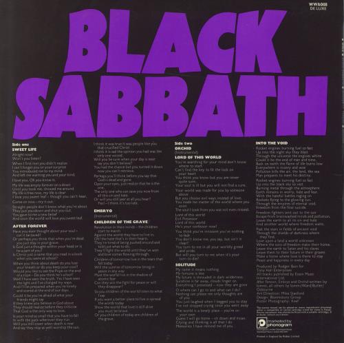 Black Sabbath Master Of Reality + Poster - Misprint vinyl LP album (LP record) UK BLKLPMA811692