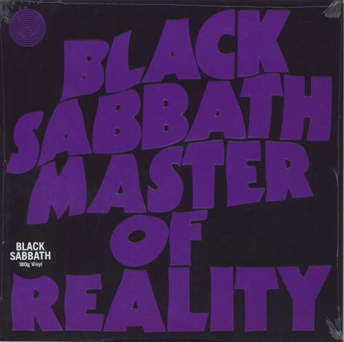 Black Sabbath Master Of Reality - 180gm - Sealed vinyl LP album (LP record) UK BLKLPMA814415