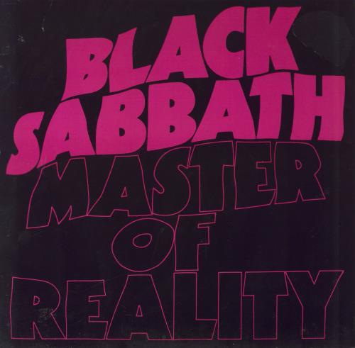 Black Sabbath Master Of Reality - EX vinyl LP album (LP record) German BLKLPMA827046