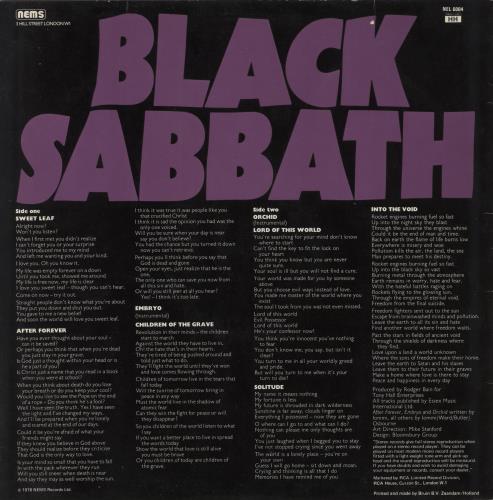 Black Sabbath Master Of Reality - Glossy (VG) Sleeve vinyl LP album (LP record) UK BLKLPMA816032