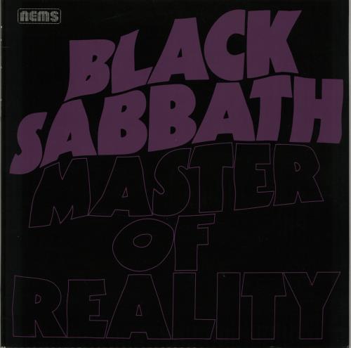 Black Sabbath Master Of Reality - Glossy Sleeve Printed in England vinyl LP album (LP record) UK BLKLPMA644958