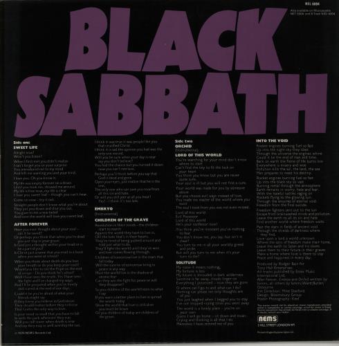 Black Sabbath Master Of Reality - Glossy Sleeve Printed in England vinyl LP album (LP record) UK BLKLPMA644958