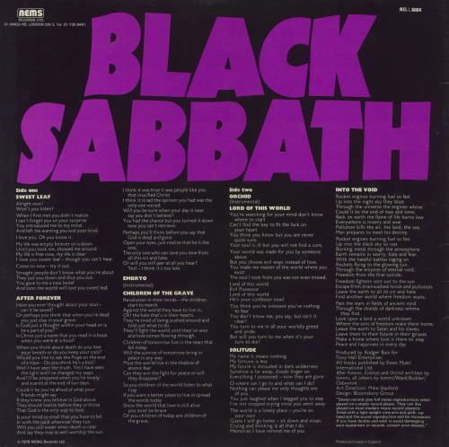 Black Sabbath Master Of Reality - Glossy Sleeve Printed in England vinyl LP album (LP record) UK BLKLPMA828832