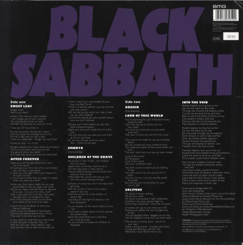 Black Sabbath Master Of Reality - Purple Vinyl + Poster - RSD 2021 vinyl LP album (LP record) UK BLKLPMA803860