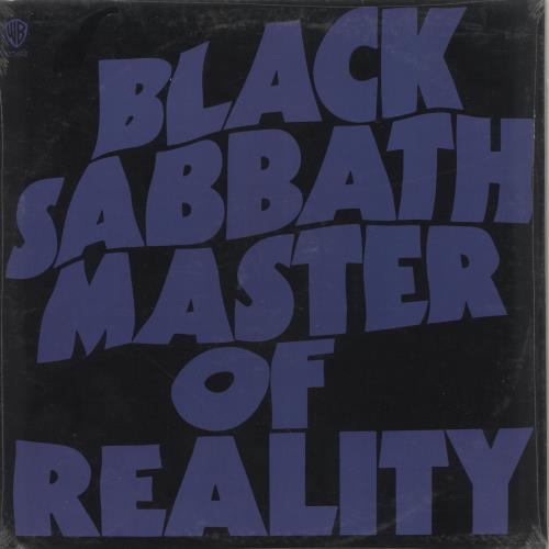 Black Sabbath Master Of Reality - Sealed - Capitol Record Club vinyl LP album (LP record) US BLKLPMA728090