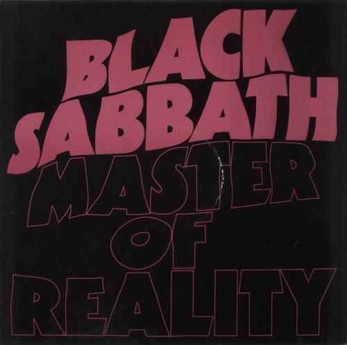 Black Sabbath Master Of Reality - VG vinyl LP album (LP record) German BLKLPMA872150