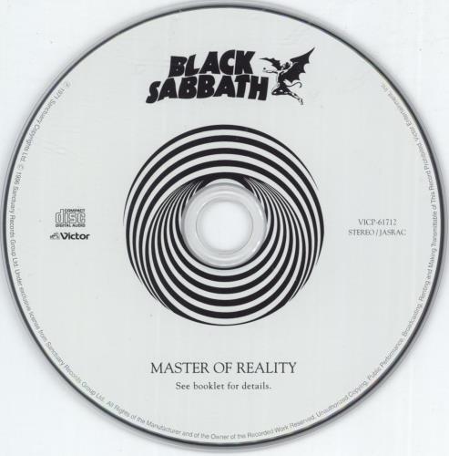 Black Sabbath Master Of Reality CD album (CDLP) Japanese BLKCDMA280253