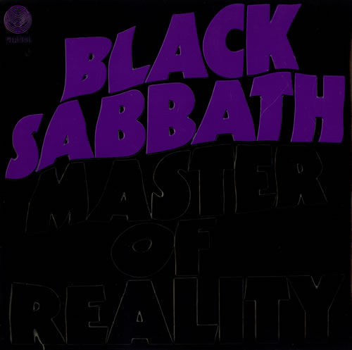 Black Sabbath Master Of Reality vinyl LP album (LP record) German BLKLPMA284140