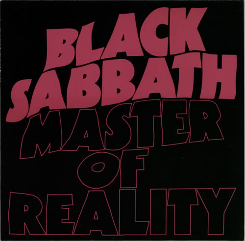 Black Sabbath Master Of Reality vinyl LP album (LP record) German BLKLPMA606693
