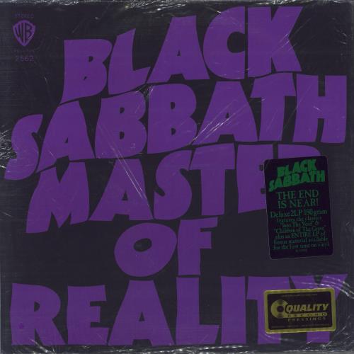Black Sabbath Master Of Reality vinyl LP album (LP record) US BLKLPMA775655