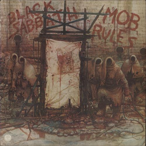 Black Sabbath Mob Rules - 1st - Misprinted Label - VG vinyl LP album (LP record) French BLKLPMO863101